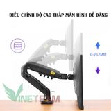  Giá treo / giá đỡ màn hình máy tính đa năng NB F80 17 - 30 inch - Tải trọng 9Kg(gắn bàn) - Xoay 360 độ -dc4226 