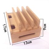  Giá đỡ điện thoại bằng gỗ Bamboo 4 ngăn -dc2981 