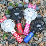  Quạt mini cầm tay ✔Quạt Tích Điện Mini Cầm Tay Mickey 3 tốc độ gió siêu mát -dc4139 