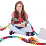  Đồ chơi lắp ráp đường ray đua ô tô Changeable track vượt mọi địa hình cho bé -dc4816 