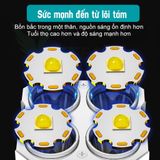  Đèn Pin Siêu Sáng Cầm Tay Chiếu Xa 4 Chế Độ Sáng Tiện Dụng, Có COB Đèn LED, Dùng pin Sạc ,Đèn Pin Mini 4 Bóng -dc4708 