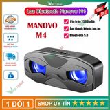  Loa Bluetoot 5.0 MANOVO M4 âm thanh sống động - Có hỗ trợ thẻ nhớ (Tặng jack cắm) -dc4351 