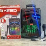  Loa Kéo Di Động Bluetooth Không Dây Kimiso Qs-2805/Qs-7801 Kèm Micro Có Dây , Âm Thanh Chất Lương Cao, Âm Bass Hay 