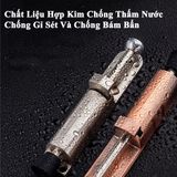  Chốt chặn cửa thông minh hai chiều chống va đập, chất liệu hợp kim, chiều dài 10cm 15cm 