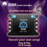  Sound Card XOX KS108 Âm Ly Cho Thu Âm -dc3119 