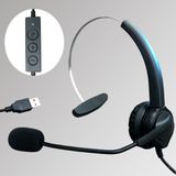  Tai nghe tổng đài viên /Micro Trợ giảng chuyên dụng Có dây Jack cắm cổng USB hàng loại 1 -dc2211 