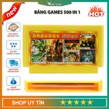 Băng game điện tử 4 nút 500 Game không trùng SNES- Contra, Super Mario, Natra cứu mẹ, Jackal, Xe Tăng, Captain -DC4539 