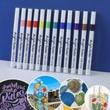  Bút màu acrylic marker 12/24/36/48/60 cao cấp màu sắc tươi sáng - bút lông màu arcylic, màu nước 