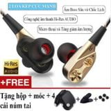  Tai nghe HiFi Bass to ngang CK8 - tặng kèm hộp đựng và 2 bộ nút cao su -dc2122 