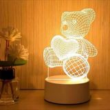  Đèn ngủ 3D trang trí phòng  cắm điện trực tiếp quà tặng độc đáo - dc5169 