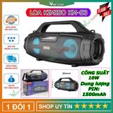  Loa karaoke xách tay KIMISO KM-S3 cực hay có jack cắm micro 6.5mm tích hợp chế độ EQ (đen) Tặng kèm micro -dc4223+dc2969 