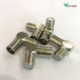  1 chiếc - Rắc cắm TV ăng ten Đầu DVB Đầu kỹ thuật số mặt đất 9.5mm bẻ góc 90 độ -dc4369 