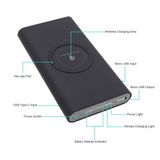  Sạc dự phòng kiêm sạc không dây QI 10000mAh 