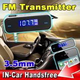  Thiết bị bắt tín hiệu FM không dây cho xe hơi Transmitter màn hình LCD - dc5229 