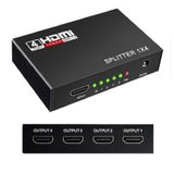  Bộ chia HDMI 4K 2K 1x4 Video HDMI khuếch đại tín hiệu công suất 3D 1 trong 4 ra 1080P 
