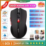  Chuột ko dây HXSJ X50 Cổng USB Wireless 2.4GHz sử dụng cho máy tính,laptop,laptop táo kiểu dáng mạnh mẽ 