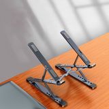  Giá đỡ laptop nhôm thiết kế thông minh 2 tầng 15 nấc điều chỉnh độ cao, nâng tản nhiệt laptop N8 
