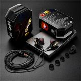  Tai nghe nhét tai có mic HIFI lõi kép siêu bass CK8 -Tặng kèm 4 đầu mút -DC2122 