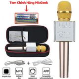  MIC HÁT KARAOKE Micgeek Q9 Kiêm Loa Bluetooth 3 in1 CHÍNH HÃNG -Bản tiếng anh -DC2105 