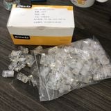  Hạt Mạng RJ45 - Đầu Bấm dây mạng cat5 - Hạt mạng tốt hãng Tenda - Hạt mạng Tenda -dc4674 