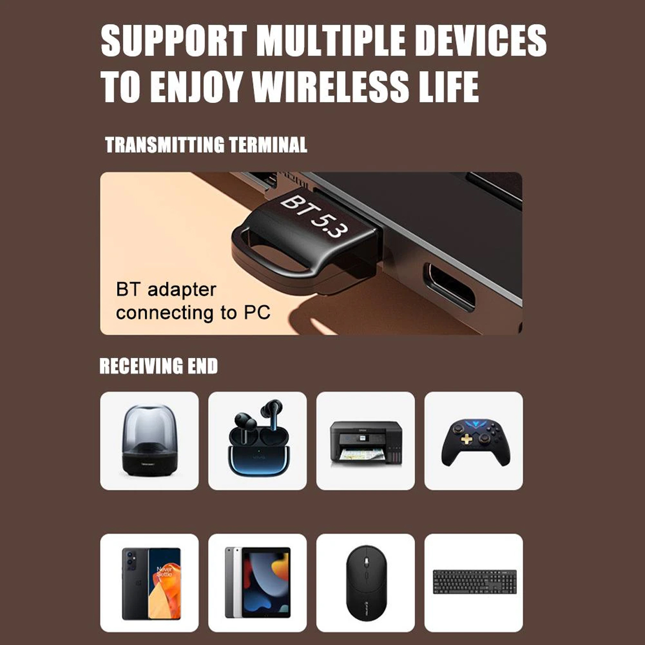 Usb Bluetooth 5.3 Dongle 10