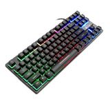  Bàn phím giả cơ gaming Ziyou lang K16 Có Led, 87 phím 