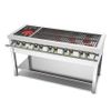 Bếp ga 1500mm/ 1 họng to 8 họng nhỏ