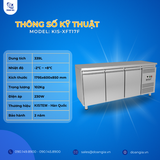  Bàn Mát 3 Cánh, 339L KISTEM KIS-XFT17R, Công Nghệ Làm Lạnh Gián Tiếp 