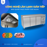  Bàn Mát 3 Cánh, 339L KISTEM KIS-XFT17R, Công Nghệ Làm Lạnh Gián Tiếp 