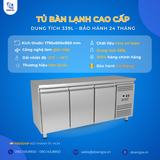 Bàn Mát 3 Cánh, 339L KISTEM KIS-XFT17R, Công Nghệ Làm Lạnh Gián Tiếp 