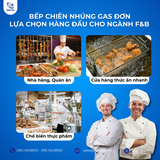  Bếp Chiên Nhúng Dùng Gas 23L PASECO PGF-23K 