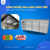  Bàn Mát 3 Cánh 1M8, 398L KISTEM KIS-XFT18R, Công Nghệ Làm Lạnh Gián Tiếp 