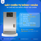  Máy Chiên Tự Động ARIEL CALF-3000, Dung Tích 6L, 99 Chế Độ, Cửa Đóng Mở 