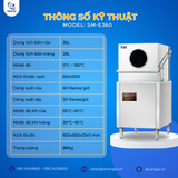  Máy Rửa Bát SOLOMON SM-E360 Công Suất 60 Racks/ 30 Racks 