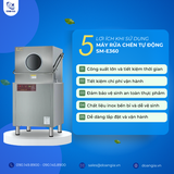  Máy Rửa Bát Hàn Quốc Công Nghiệp SOLOMON SM-P360, Cửa Đẩy Cao Cấp 