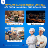  Máy Làm Đá 180kg/Ngày, Nhập Khẩu Hàn Quốc LASSELE LMI-500A & Thùng Đá LB-300S 118L 