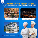  Máy Làm Đá Công Suất 360Kg/ Ngày, LASSELE LMI-900A & Thùng Đá LB-500S 167L 