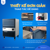  Máy Làm Đá Công Nghiệp Đặt Quầy, Công Suất 55kg/ ngày, Đá Hình Bán Nguyệt LASSELE LUI-150 