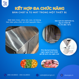  Bàn Mát 3 Cánh 1M8 KISTEM KIS-XDT18R, Công Nghệ Làm Lạnh Trực Tiếp 