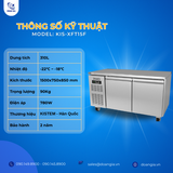  Bàn Đông 2 Cánh 1m5 KISTEM KIS-XFT15F, Công Nghệ Làm Lạnh Gián Tiếp 