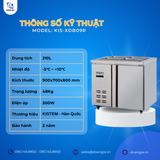  Bàn Mát Salad 900mm KISTEM KIS-XDB09R, Công Nghệ Làm Lạnh Trực Tiếp 