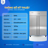  Tủ Mát 4 Cánh 1200L KISTEM KIS-XFGN45R, Công Nghệ Làm Lạnh Gián Tiếp 