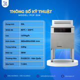  Bếp Chiên Nhúng Bằng Gas 33L PASECO PGF-30K 