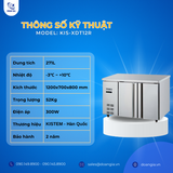  Tủ Bàn Mát 2 Cánh 1M2 KISTEM KIS-XDT12R, Công Nghệ Làm Lạnh Trực Tiếp 