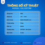  Bàn Mát 3 Cánh 1M8 KISTEM KIS-XDT18R, Công Nghệ Làm Lạnh Trực Tiếp 