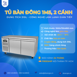  Bàn Đông 2 Cánh 1m5 KISTEM KIS-XFT15F, Công Nghệ Làm Lạnh Gián Tiếp 