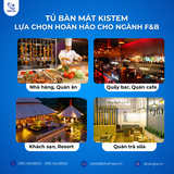  Tủ Bàn Mát 1M5, 2 Cánh KISTEM KIS-XFT15R, Công Nghệ Làm Lạnh Gián Tiếp 