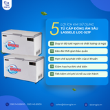  Tủ Cấp Đông Âm Sâu (Cá Ngừ), Dung Tích 400L, Âm 50°C LASSELE LOC-521F 
