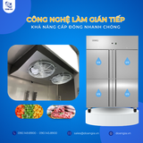  Tủ Đông Mát 4 Cánh 800L KISTEM KIS-XF45HRF, Công Nghệ Làm Lạnh Gián Tiếp 