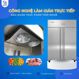  Tủ Mát 4 Cánh 1200L KISTEM KIS-XFGN45R, Công Nghệ Làm Lạnh Gián Tiếp 